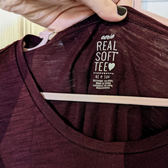 Aerie Real Soft Tee - Picture 4 of 6